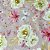Tecido tricoline digital floral ref 1629 - 100% algodão 50cm x 150cm Peripan - Imagem 1