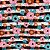 Tecido tricoline digital floral ref 5437 - 100% algodão 50cm x 150cm Peripan - Imagem 1
