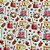 Tecido tricoline estampada doces ref D7208 - 100% algodão 50cm x 150cm Peripan - Imagem 1