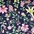 Tecido tricoline estampada floral ref D3676 - 100% algodão 50cm x 150cm Peripan - Imagem 1