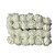 Flor de EVA cor branco com 12 unidades - Imagem 1