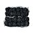 Flor de EVA cor preto com 12 unidades - Imagem 1