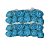 Flor de EVA cor azul claro com 12 unidades - Imagem 1
