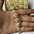 Strass de metro mod 12 cor creme - 12mm por metro - Imagem 1