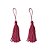 Pingente Tassel 7.0cm Cor 312 Pink Com 10 Unidades Nybc - Imagem 1