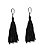 Pingente Tassel 7.0cm Cor 310 Preto Com 10 Unidades Nybc - Imagem 1