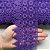 Renda Guipir Chl 427 Cor Roxo 95mm Por Metro Nybc - Imagem 1