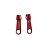 Cursor Para Ziper n3 Cor Vermelho Com 10 Unidades - Imagem 1