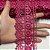 renda guipir chl-624 pink 70mm por metro - Imagem 1
