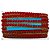 Pompom Metalizado 10mm Cor 145 Vermelho/Ouro Com 25 Metros Nybc - Imagem 2