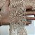 TULE BORDADO CRL-01 COR CHAMPAGNE 75MM POR METRO - Imagem 1