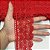 renda guipir chl-579 vermelho 75mm por metro - Imagem 1