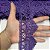 renda guipir chl-438 roxo 68mm por metro - Imagem 1