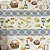 Tricoline barrado digital massas - 100% algodão 50cm x 150cm - Imagem 1
