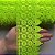 Renda Guipir 9,5cm Verde Neon CHL-427 com 13,7 Metros NYBC - Imagem 2