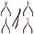 Kit Alicates Para Bijuterias Com 5 Unidades Princess - Imagem 1
