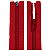 Ziper Nylon Destacavel 30cm Cor 145 Vermelho Com 10 Unidades Nybc - Imagem 1
