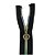 Ziper Destacavel Aluminizado Mult 60cm Cor 310 Preto Com 10 Unidades Nybc - Imagem 6