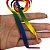 Cordão Com Ponteira Multicor Ref 101424 Cor 02 Poliéster 130cm Makro - Imagem 3
