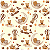 Tecido Tricoline Estampado Urso Ref:E7214 - 50cm x 150cm Caldeira - Imagem 1