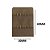 Colchete Duplo 30mm Cor Chocolate Com 100 Unidades Terlizzi - Imagem 2