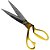 Tesoura Alfaiate Profissional 9,5" Ouro Mantovani - Imagem 3