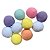 Pompom 40mm Pasteis Com 10 unidades NYBC - Imagem 1