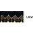 Bordado Ingles 5.0cm CTL 115 Preto/Ouro Com 13.70 Metros Nybc - Imagem 3