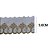 Bordado Ingles 5.0cm CTL 115 Branco/Ouro Com 13.70 Metros Nybc - Imagem 3