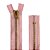 Zíper Fixo Metal Fino Dourado 15cm Cor 428 Rosa Bebê GC 459 Coats - Imagem 1