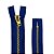 Zíper Fixo Metal Fino Dourado 15cm Cor 731 Azul Royal GC 459 Coats - Imagem 1