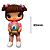 Enfeite Biscuit Meninas 65mm Modelo 05 Sanding - Imagem 2