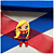 Enfeite Biscuit Boneca Capitã Marvel 65mm Sanding - Imagem 4