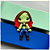 Enfeite Biscuit Boneca Gamora 65mm Sanding - Imagem 4