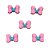 Aplique de Silicone Laço Rosa 28mm x  19mm AS-203 Newz - Imagem 4