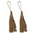 Pingente Tassel 7.0cm Cor 267 Caramelo Claro Com 10 Unidades Nybc - Imagem 1