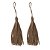 Pingente Tassel 7.0cm Cor 008 Bege Camurça  Com 10 Unidades Nybc - Imagem 1