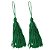 Pingente Tassel 7.0cm Cor 540 Verde Bandeira Com 10 Unidades Nybc - Imagem 1