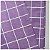 Tecido Tricoline Grid Lilás Com Branco 100% Algodão 50cm Caldeira - Imagem 2