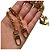 Alça de Bolsa Corrente Dourada Com Mosquetão 0,8CM RO150867 Sanding - Imagem 3