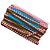 Pompom Metalizado 10mm Cor 133 Rosa Claro/Ouro Com 25 Metros Nybc - Imagem 3