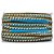 Pompom Metalizado 10mm Cor 177 Azul Claro/Ouro Com 25 Metros Nybc - Imagem 2