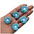 Aplique de Silicone Flor Azul 23mm AS-243 Newz - Imagem 3