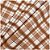 Tecido Tricoline Xadrez Marrom 50cm x 150cm Ref V188 Peripan - Imagem 2