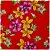 Tecido Chita Floral 50cmx150cm Festa Junina Fundo Cor 16 Caldeira - Imagem 3