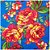 Tecido Chita Floral 50cmx150cm Festa Junina Fundo Azul Cor 11 Caldeira - Imagem 5