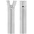 Zíper Nylon Fixo 15cm Com 10un Cor 0501 Branco ZR - Imagem 1