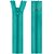 Zíper Nylon Fixo 15cm Com 10un Cor 0548 Verde Médio ZR - Imagem 1