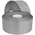 Fita Refletiva Cinza 50mm V1 Com 50 Metros Nybc - Imagem 1