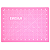 Base de Corte Dupla Face Rosa 30cm x 22cm Círculo - Imagem 1